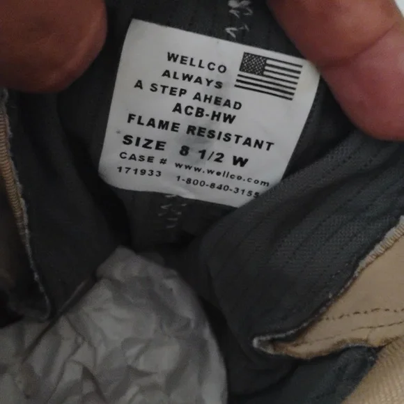 Women's Tan Combat Boots - Picture 7 of 7